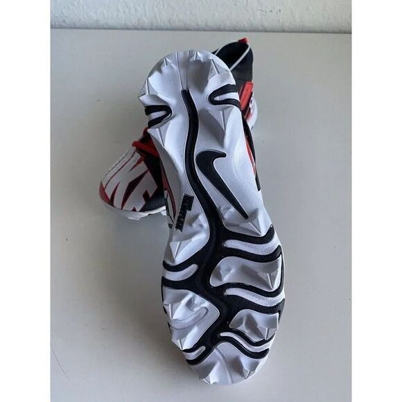 SIZE 6Y Nike Force Trout 7 GS Black Challenge Red Customizable Baseball Cleats - Picture 8 of 9